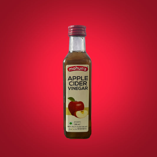 Glass Bottles Apple Cider Vinegar (Twin pack - 2 x 200ml bottles)