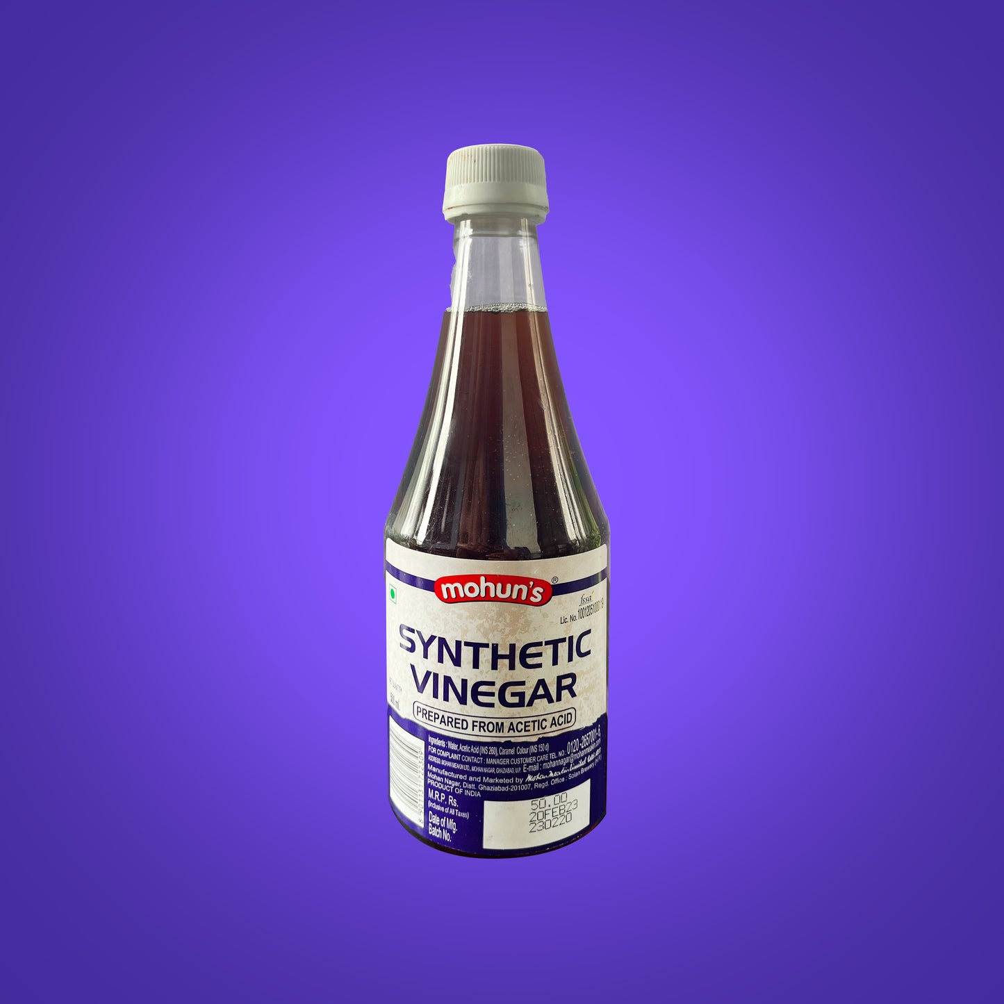 Coloured Vinegar: 500 ml