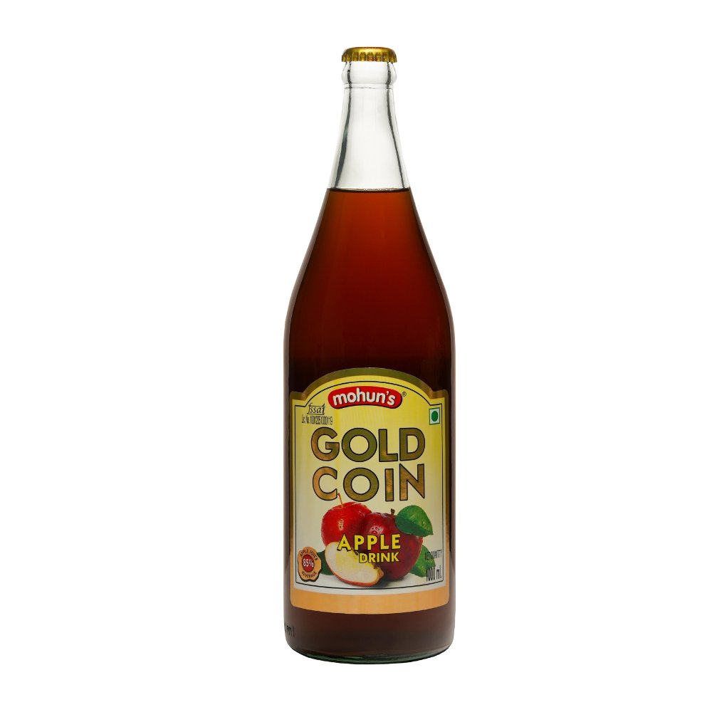 Gold Coin: Apple Drink 1 Ltr - Mohun's New Life